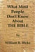 What Most People Don't Know About The Bible - What Most People Don't Know..., #1
