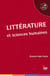 Littérature et sciences Humaines