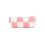 Trousse 1 compartiment Cultura - Rose - Sherpa damiers