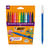 Lot de 12 feutres de coloriage pointe fine - BIC Kids - Couleurs assorties - Visa 