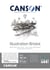 CANSON Bristol - Bloc - A3 - 20 feuilles