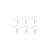 Boucles d'oreilles crochets x6 - Acier inoxydable argenté - Créalia