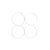 Boucles d'oreilles créoles x4 - 40 mm - Acier inoxydable argenté - Créalia