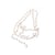 Chaîne perles - 50 cm - Acier inoxydable doré - Créalia