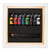 Set de peinture acrylique avec châssis + pinceaux Campus - 8 tubes