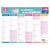 Calendrier 2025/2026 Oberthur - 6 mois - Mon académie Zone A - 43 x 33,5 cm