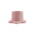 Capuchon fleur en céramique - Diffuseur de parfum - Rose - Ø 6 cm - Créalia