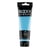 Tube 120 ml de peinture Blocks Acrylic - Fluo bleu - Opaque