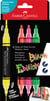 Lot de 4 marqueurs acryliques - Faber Castell - Néon