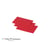 25 cartes Pollen 70x95 mm  - Rouge groseille