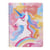 Cahier de texte à spirale - Licorne - 17 x 22 cm