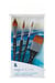 Lot de 4 pinceaux synthétique à manche court pour l'aquarelle