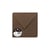 20 enveloppes Pollen 165x165 mm  - Marron taupé