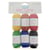 Lot de 6 pelotes de fil à tricoter 100 % coton - Trimits - Mini Caline - Multicolore
