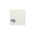25 cartes pliées Pollen 160x160 mm  - Gris perle