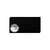 25 cartes pliées Pollen 106x213 mm - Noir