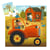 Puzzle silhouette 16 pièces - Le tracteur