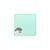 25 cartes pliées Pollen 160x160 mm  - Vert jade