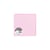 25 cartes pliées Pollen 160x160 mm - Rose dragée