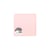 25 cartes pliées Pollen 160x160 mm  - Rose