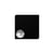 25 cartes pliées Pollen 160x160 mm  - Noir