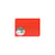 25 cartes pliées Pollen 110x155 mm - Rouge corail