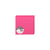 25 cartes pliées Pollen 135x135 mm  - Rose fuchsia
