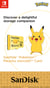 Carte micro SDXC 256GB Pikachu pour nintendo Switch