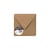 20 enveloppes Pollen 140x140 mm - Kraft