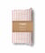 Tissu en double gaze de coton Domotex - 200 x 125 cm - Vieux rose