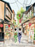 Peinture au numéro Petit Pinceau - Kyoto - 24,5 x 32,5 cm
