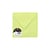 20 enveloppes Pollen 165x165 mm - Vert bourgeon