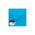 20  enveloppes Pollen 165x165 mm  - Bleu turquoise