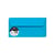 20  enveloppes Pollen 110x220 mm  - Bleu turquoise