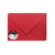 20  enveloppes Pollen 162x229 mm  - Rouge groseille