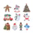 Gommettes géantes de Noël x20