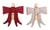 Lot de 2 pinces avec noeud Rayher - Feutrine