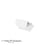 25 marque-places Pollen 85x80 mm - Blanc