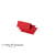 25 marque-places Pollen 85x80 mm - Rouge groseille