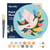 Peinture par Numéro sur disque en bois - Figured'Art - Oiseau et fleurs