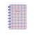 Carnet Mr Wonderful - Rose et bleu - A5 - Vichy - 160 pages lignées