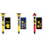 Stylo effaçable Pokemon multicouleur