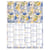 Calendrier 2026 Oberthur - poster or - 21 x 26,5 cm