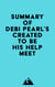 Summary of Debi Pearl's Created to Be His Help Meet