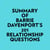 Summary of Barrie Davenport's 201 Relationship Questions