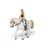 Figurine Cheval de la cavalière fashion bleue - Papo