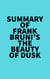 Summary of Frank Bruni's The Beauty of Dusk