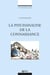 La psychanalyse de la connaissance