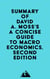Summary of David A. Moss's A Concise Guide to Macroeconomics, Second Edition