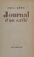 Journal d'un exilé